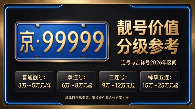 北京租车牌照展示图片